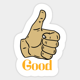 Good Hand Sign Sticker